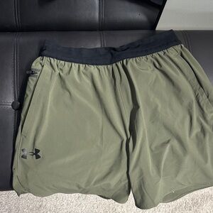 Under Armour Men's Olive Athletic Shorts